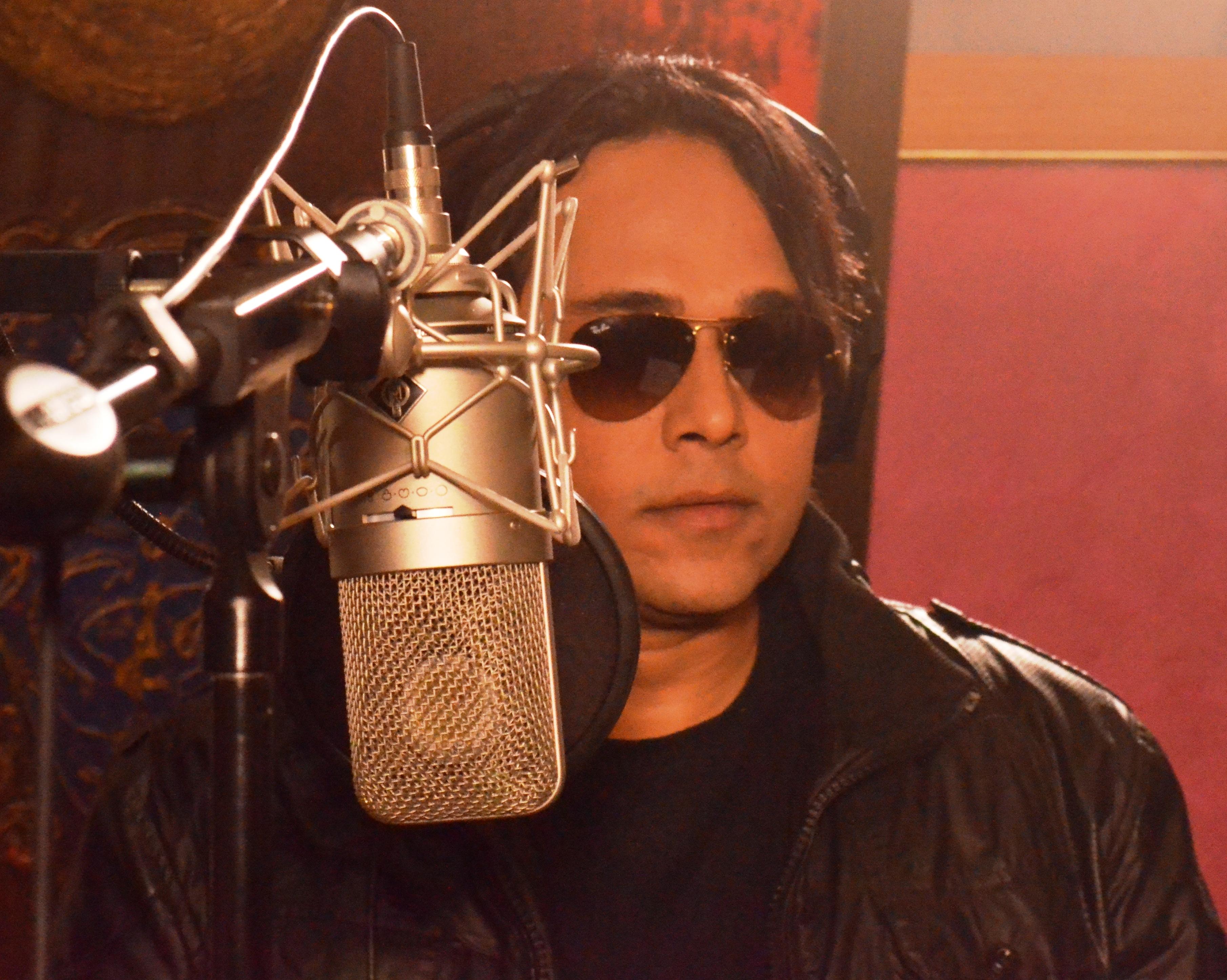 Pritish Chakraborty at Song Shoot at a Mumbai Studio